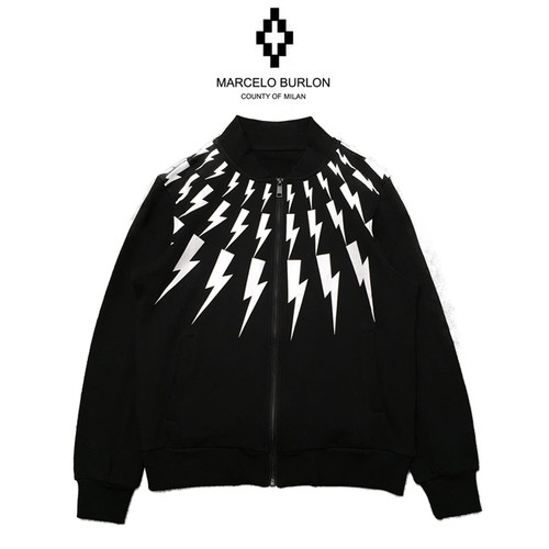 MarceloBurlon闪电翅膀夹克外套