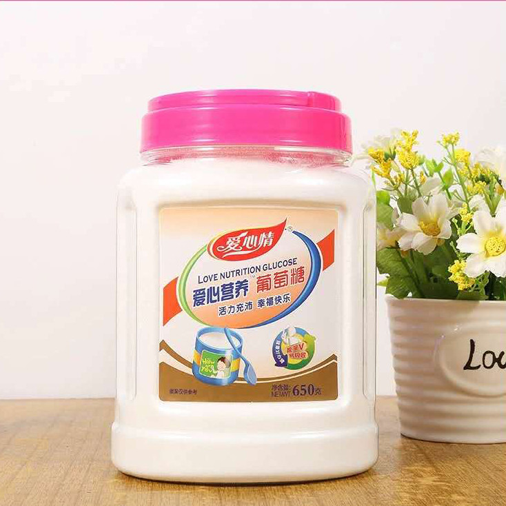 琪福营养葡萄糖粉健身葡萄糖食用体考运动补水体育生罐装650克