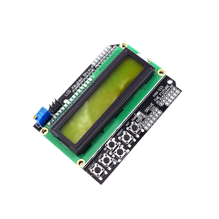 LCD1602 字符液晶蓝屏/黄绿屏 输入输出扩展板LCD Keypad S hield