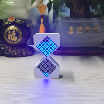 跨境LOGO电子沙漏重力感应沙漏时钟儿童桌面礼品可调光沙漏计时器