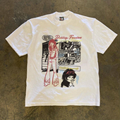 简约休闲百搭情侣体恤 夏季 100%纯棉300克潮牌ins短袖 T恤2026新款