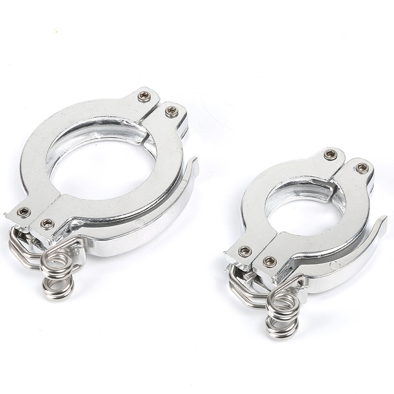 KF铝卡箍压力弹簧NW快卸紧扣防脱落真空卡箍Toggle clamp扭簧卡箍