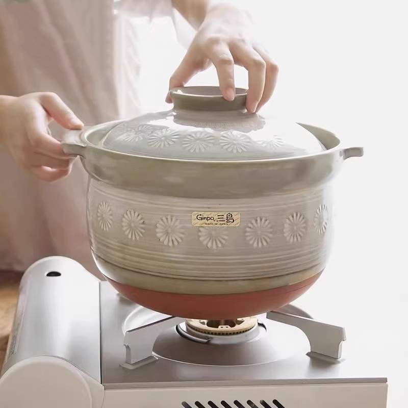 日本大容量土锅煲汤砂锅煮粥炖鸡日式万古烧煲仔饭锅蒸煮汤锅