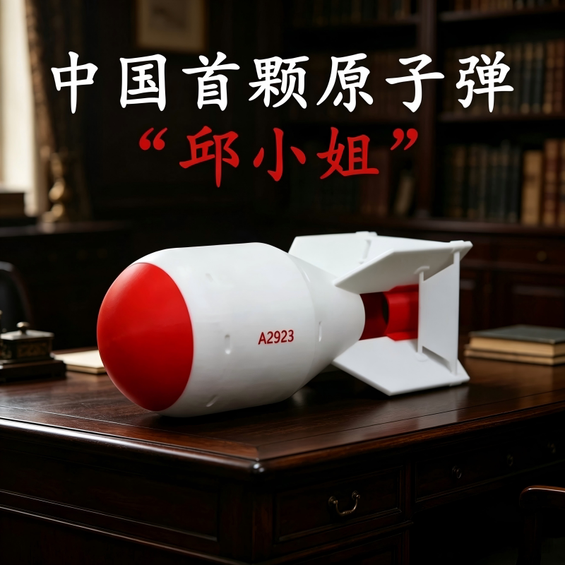 中国首颗原子弹邱小姐拼装静态军事武器装饰摆件玩具3d打印模型