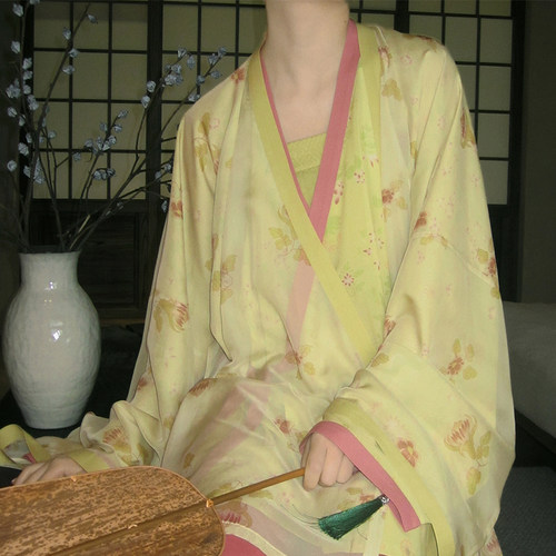 裳宫语【一春絮】魏晋复原风汉服直裾袍松紧裤腰带2026春上新