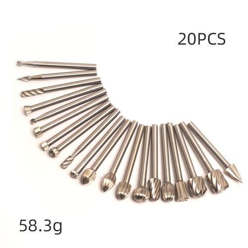 硬质合金旋转锉木工手工作DIY根雕套装电S磨打磨头雕刻铣刀