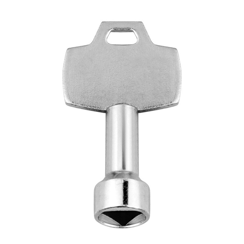 电梯配电柜锁火车锁水表阀门内三角A钥匙 MS705转舌锁三角钥匙扳