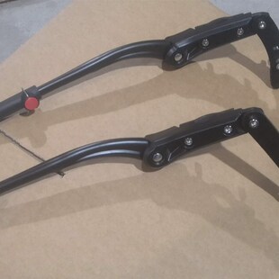 自行车脚撑停车架 边支撑山地车侧支梯26寸脚撑020B型 单车后支