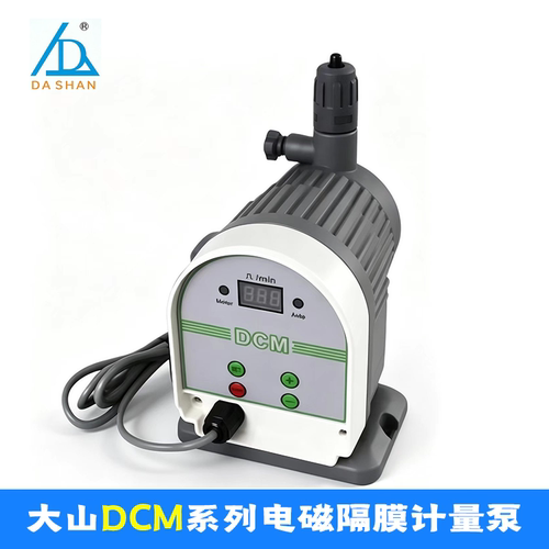 浙江大山DCM型20L电磁隔膜计量泵次氯酸钠絮凝剂PAMPAC加药装置泵