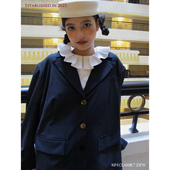 KIM 饰设计纽扣西装 Classic「Apricot Jam」意大利50羊毛后背装