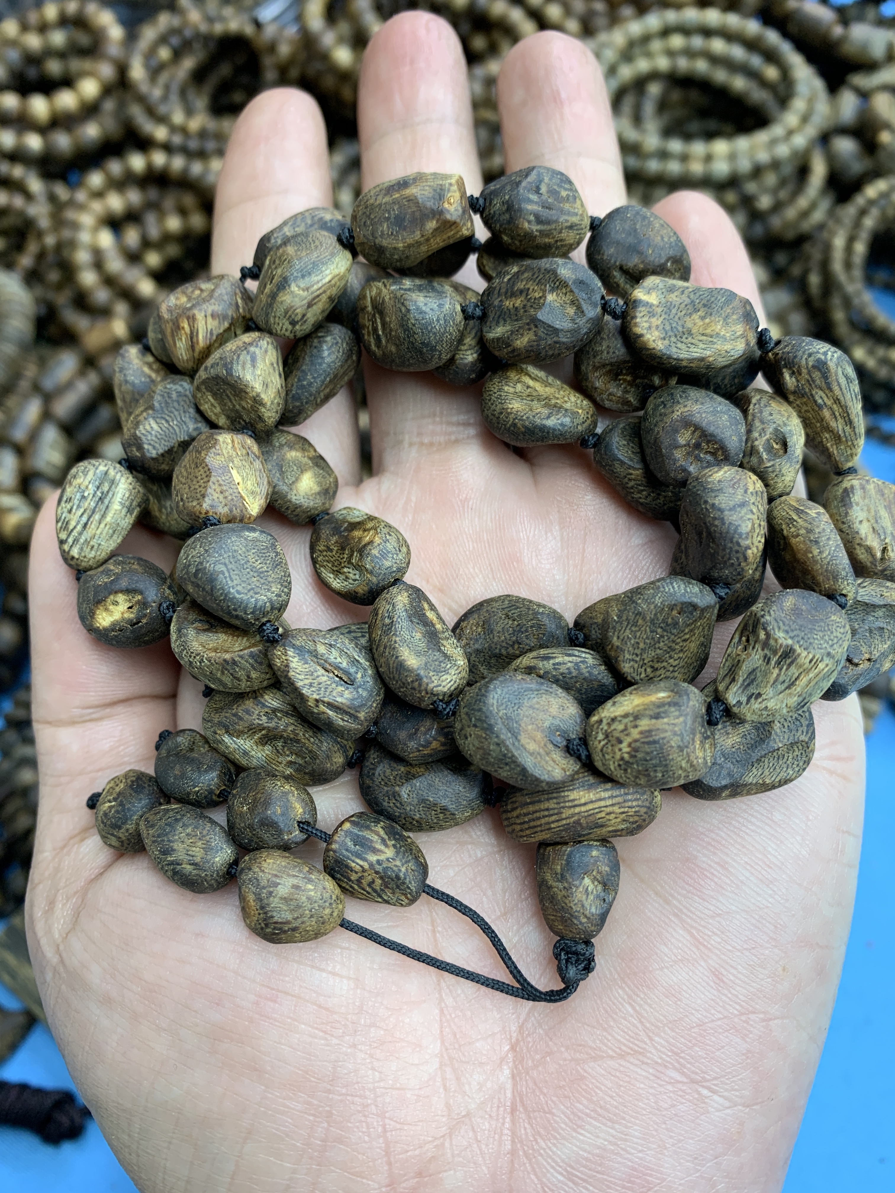 种植棋楠沉香树丁沉水多圈45克 原木色原汁原味