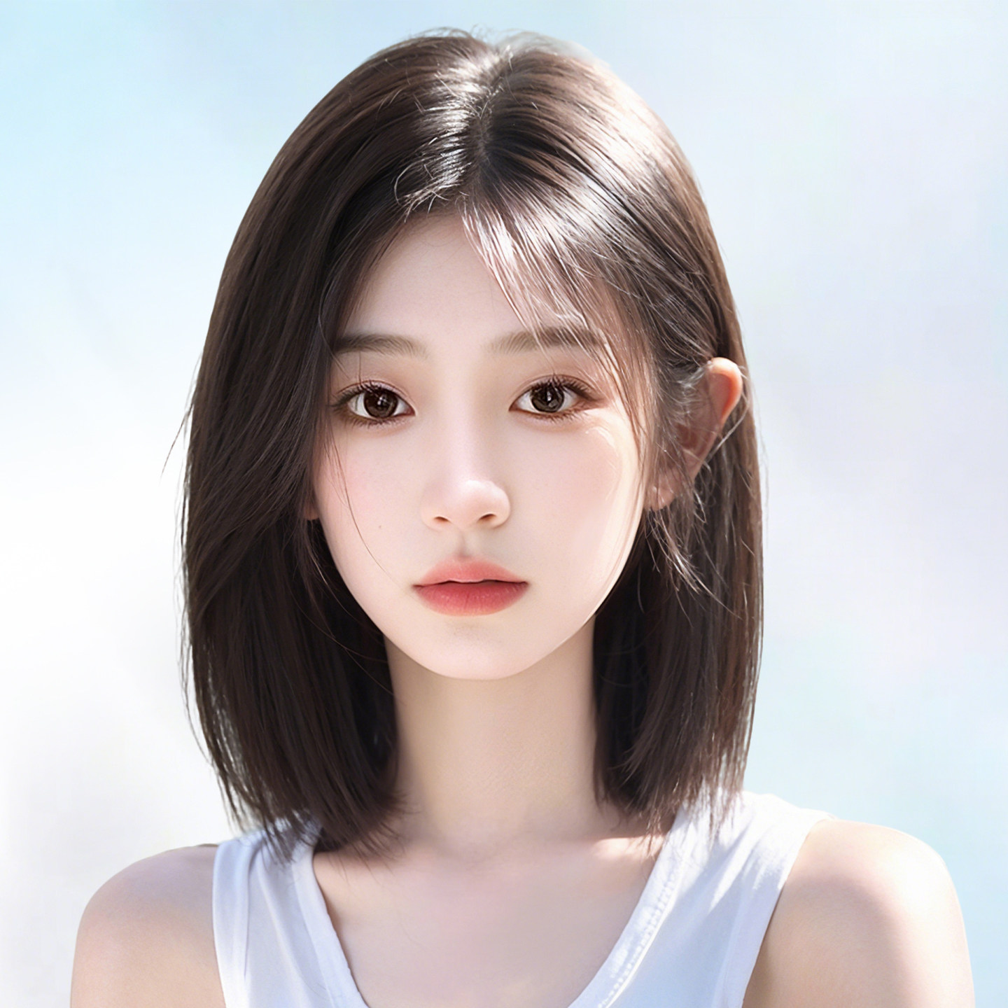 【气质减龄锁骨发】全真发假发套
