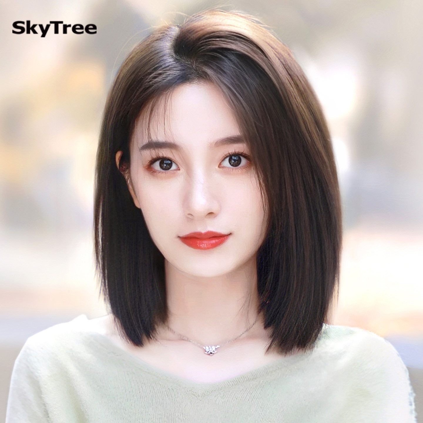 【赠运费险】蚕羽网锁骨发假发