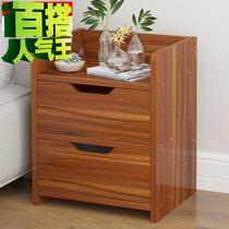 Xiaoshunzi bedside table, dressing table, storage of 6 things, cabinet, drawer type, portable ancient wood color, bedroom cabinet
