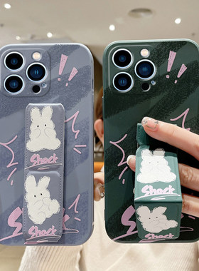 适用于OPPOReno15Pro手机壳14/12惊叹兔Findx9Pro桌面支撑架8Ultra磁吸7腕带K13turbo可横竖屏放防摔硅胶软壳