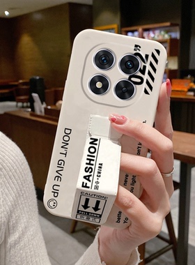 新款适用于红米Note15Pro手机壳13Pro/14个性潮牌12Turbo防摔11TPro+时尚中国小米Note10折叠支架套硅胶软壳