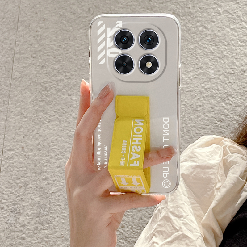 红米Note14Pro+手机壳13防摔12Turbo透明款Note11TPro+磁吸支架Note10折叠腕带套小米Note9 5G个性潮牌男女款