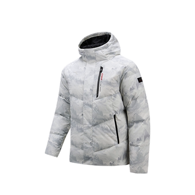 安踏六度芯冰甲羽绒丨短款连帽羽绒服男2025冬新款外套152547943N