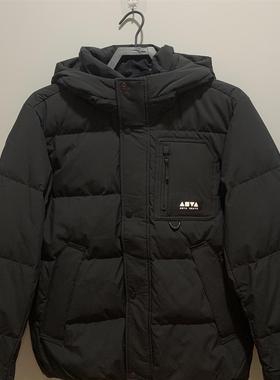 安踏户外系列2025年冬款男款连帽羽绒服保暖舒适外套172548909