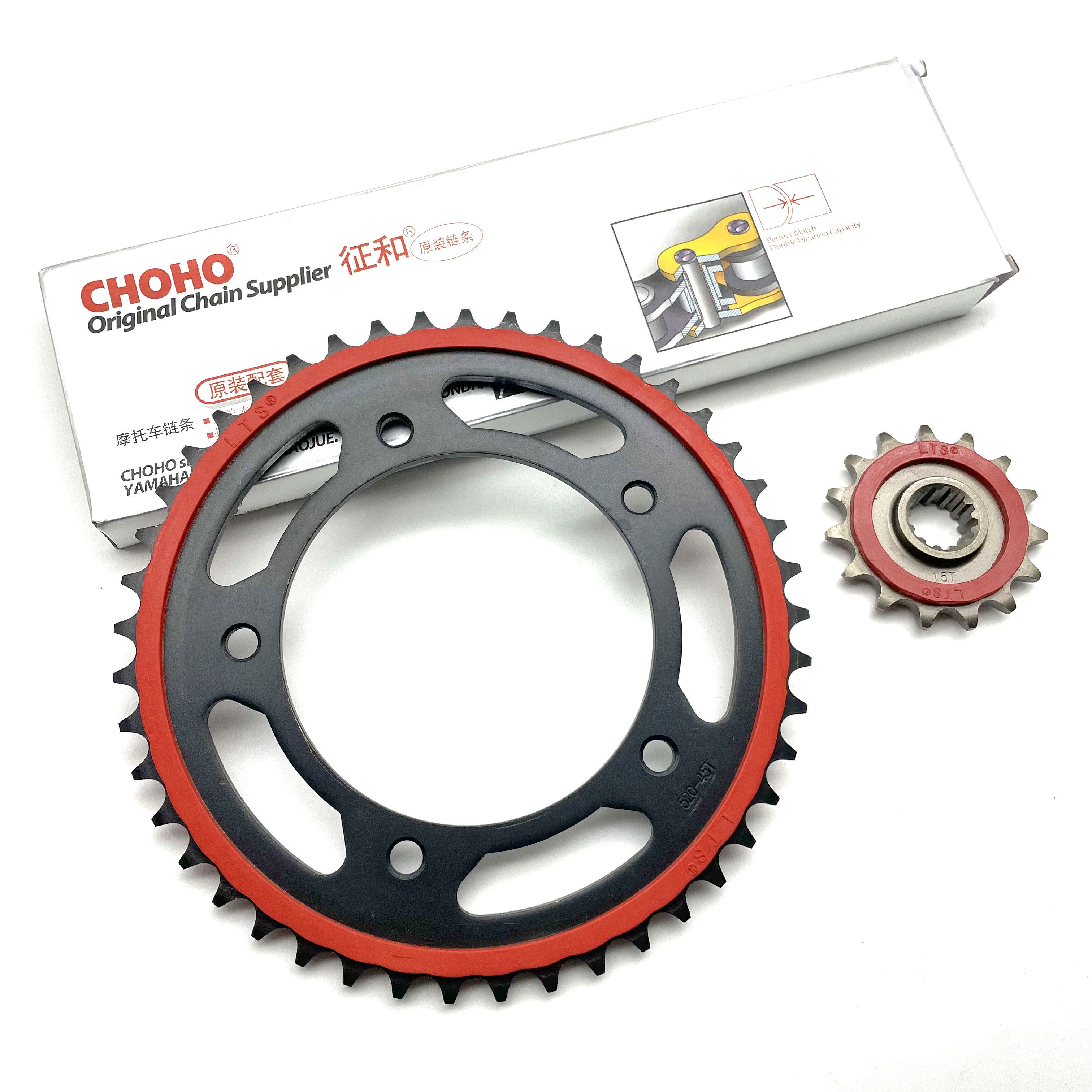 VOGE LONCIN PROMISE 500R 500AC 오토바이 스프로킷 수정 사일런트 체인 링 스프로킷 오일 씰 체인에 적합