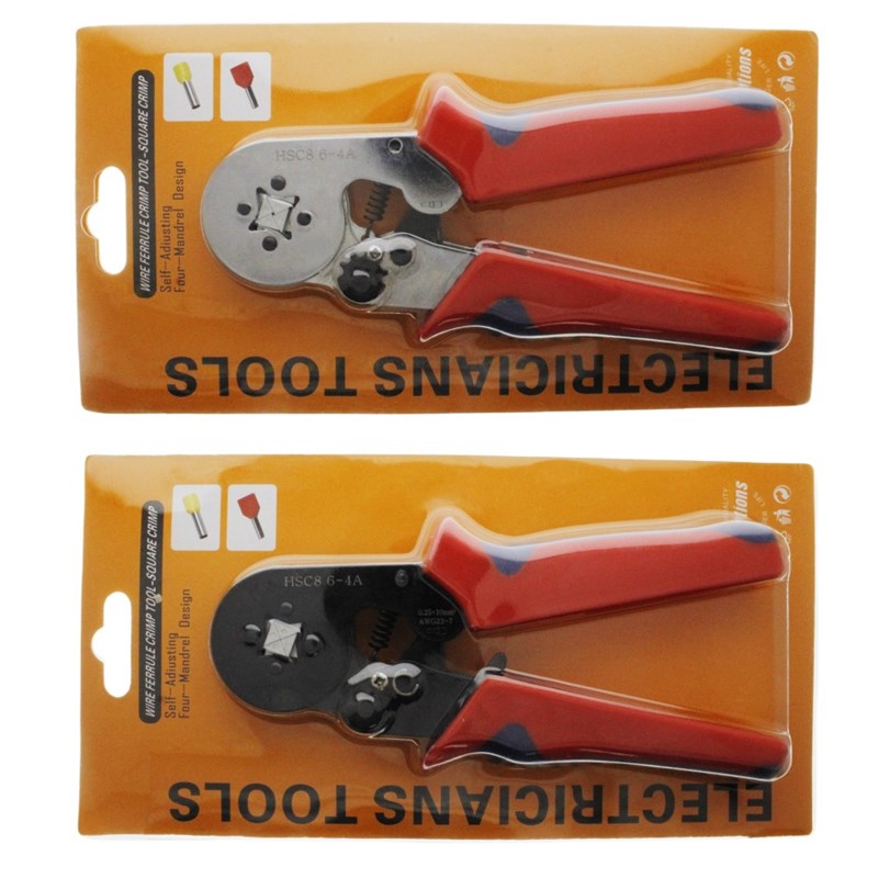 VE管型端子 GT紫铜管压r线钳 冷压连接端子钳子HCS8 6-4A压接钳