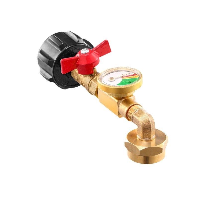 新品北美QCC丙烷瓶充气接 头带夜光表带球阀气罐燃气接头,五金/工具,接头,淘宝优惠券,粉丝福利购,淘宝优惠卷