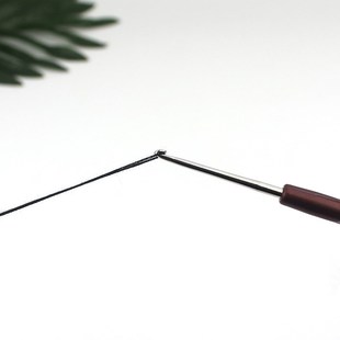 细钩针蕾丝细线钩针手工DIY 细小号钩针e桌布杯垫毛线编织工具笔式