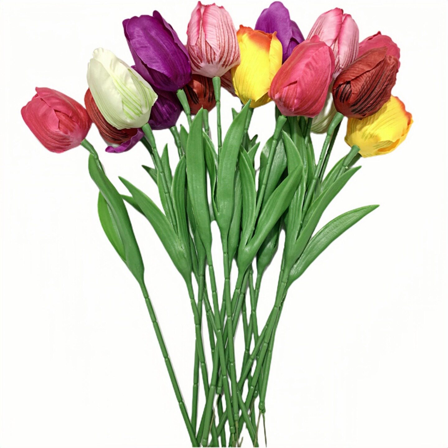 仿真郁金香花枝花束diy材料包