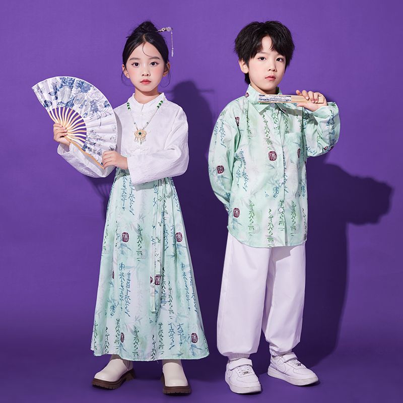 儿童汉服演出服秋季中国