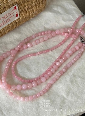 豌豆饰物波斯玉天然石百搭项链