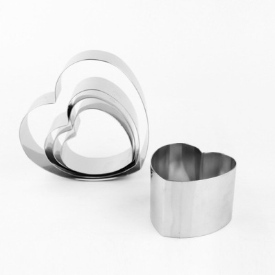 SANNENG心形慕斯圈6-10寸慕斯蛋糕不锈钢SN3363烘焙工具