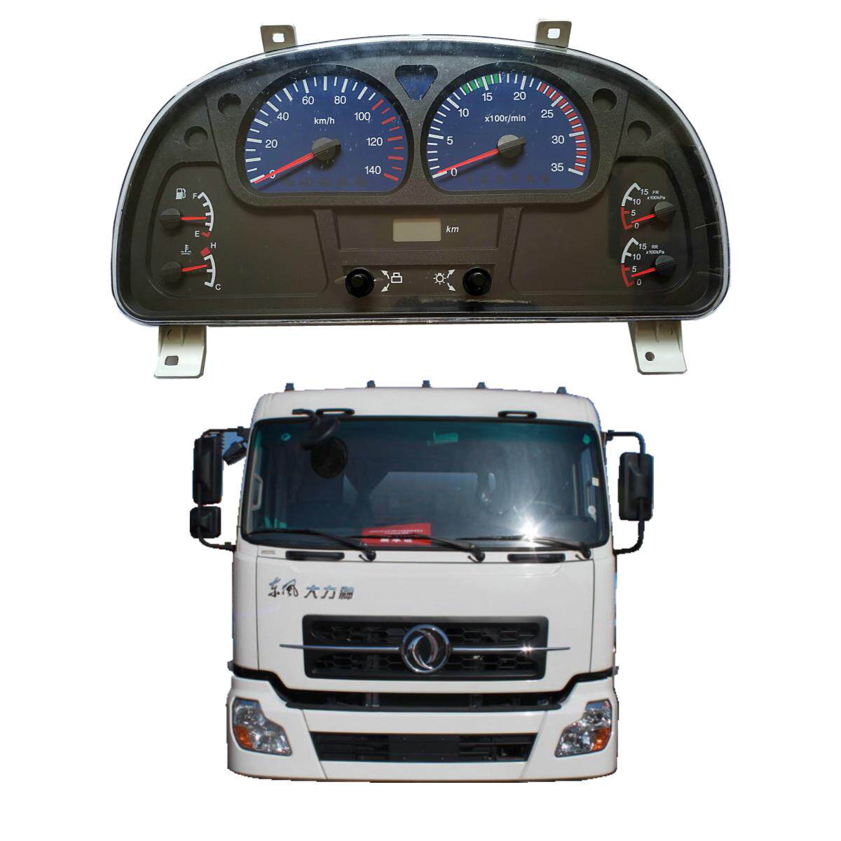 东风天龙大力神仪表盘总成天龙大力神大泵国三仪表3801010-C0110