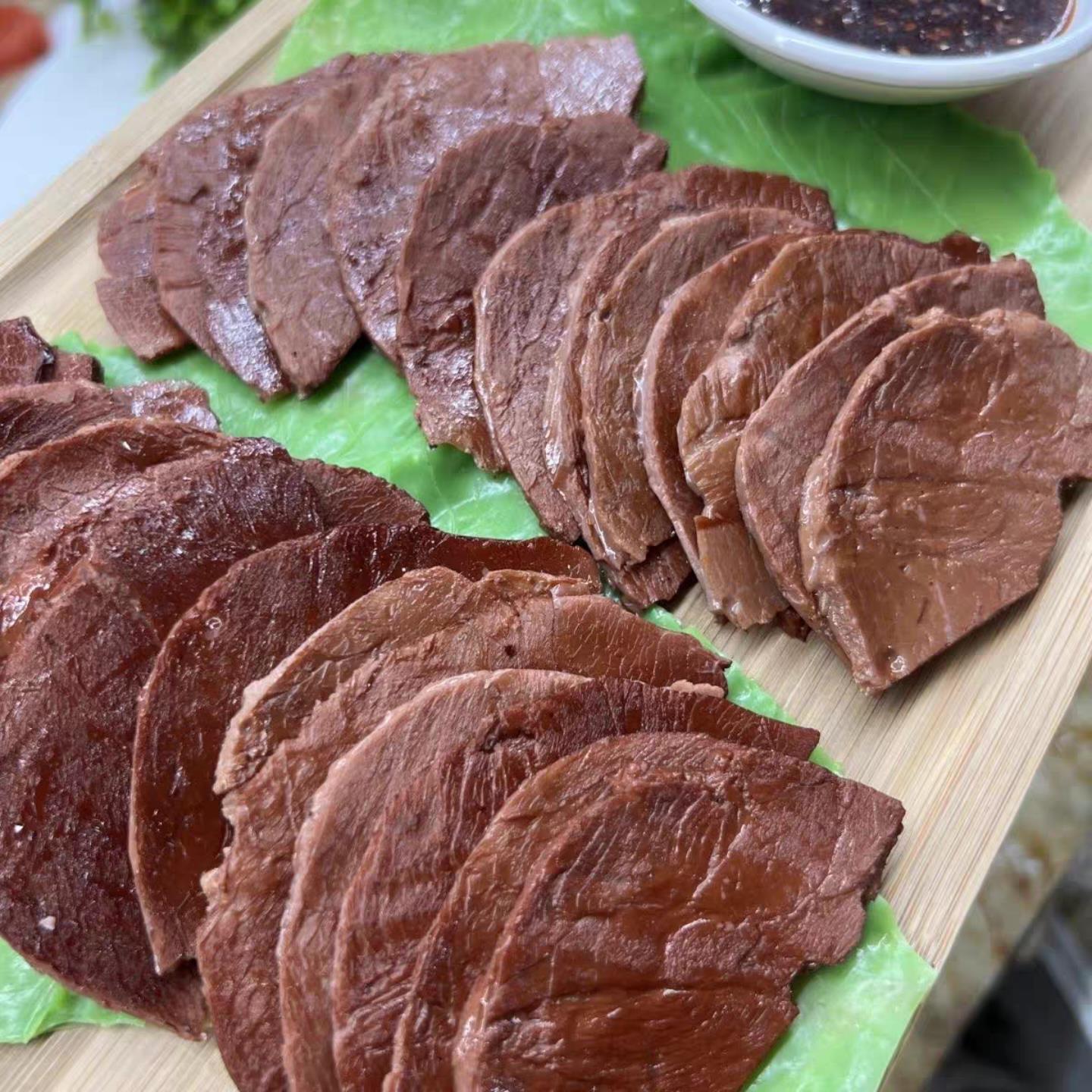 凉拌牛肉模型仿真牛肉片道具卤牛肉假牛肉片熟食样品摆件影视拍摄