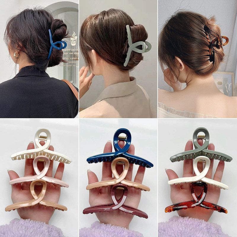 大号抓夹韩国法式方形鲨鱼夹复古后脑勺洗澡发夹女生头发夹子头饰,饰品/流行首饰/时尚饰品新,发饰,淘宝优惠券,粉丝福利购,淘宝优惠卷