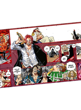 OPCG卡垫红发香克斯DIY海贼桌垫航海王桌游决斗卡牌垫playmat定制