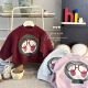 韩版 女童卫衣秋季 潮 女宝宝秋装 加绒加厚打底衫 新品 百搭中小儿童装