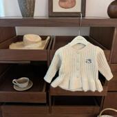 秋装 女童开衫 儿童春秋毛衣 宝宝新款 洋气针织衫 外套秋季 2025韩版