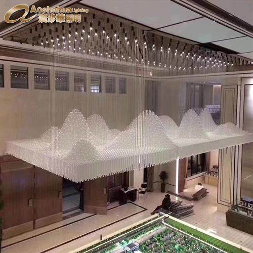 售楼部吊灯售楼处沙盘区灯具酒店大堂灯非标工程KTV水晶吊灯,家装灯饰光源,客厅吊灯,淘宝优惠券,粉丝福利购,淘宝优惠卷