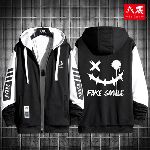 休闲连帽卫衣帅气男春秋装