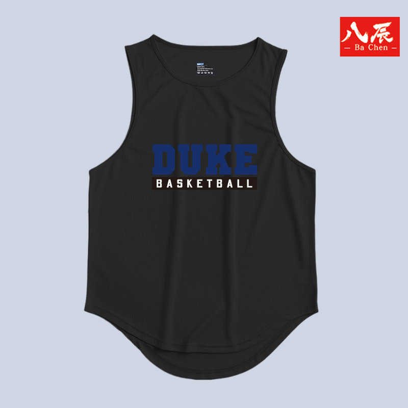宽松篮球运动无袖坎肩duke杜克大学训练服 NCAA坎肩宽松速干背心
