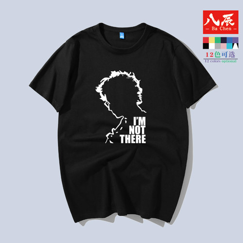 八辰Bob Dylan棉圆领男款半袖t恤鲍勃迪伦i am not there短袖衣服