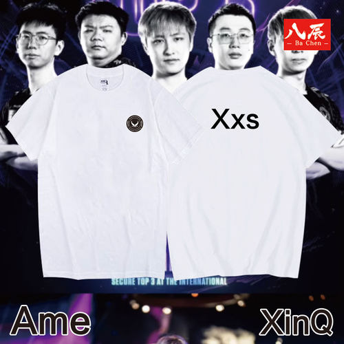 XG战队队服dota2刀塔Ti13体恤比赛服男女夏季纯棉短袖t恤潮衣服