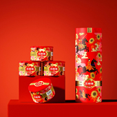 团购B款 三胖蛋 马上夺葵180gx4罐礼盒