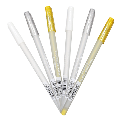 白色高光笔画笔提亮记号笔黑纸