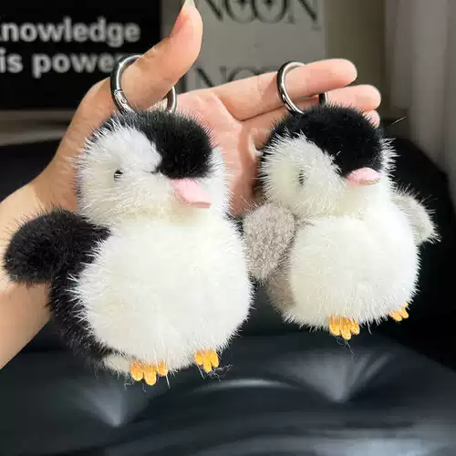 Милый брендовый брелок, плюшевая кукла, рюкзак, украшение на сумку, пингвин