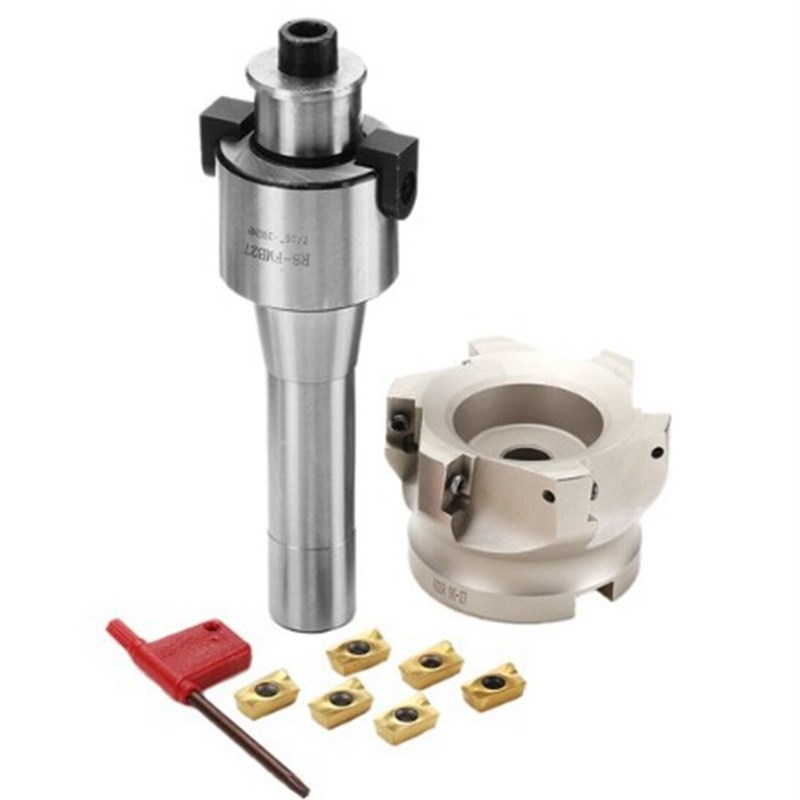 R8-FMB27-7/16+400R-80-27孔端面铣刀盘+L6个APMT1604硬质合金刀