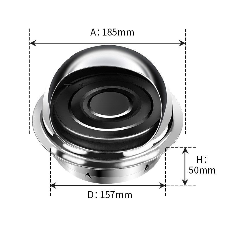 卫生间油烟机外墙风口止回阀止逆阀透气帽防雨帽通风口不锈钢风帽,清洗/食品/商业设备,风口/风叶/风机配件,淘宝优惠券,粉丝福利购,淘宝优惠卷