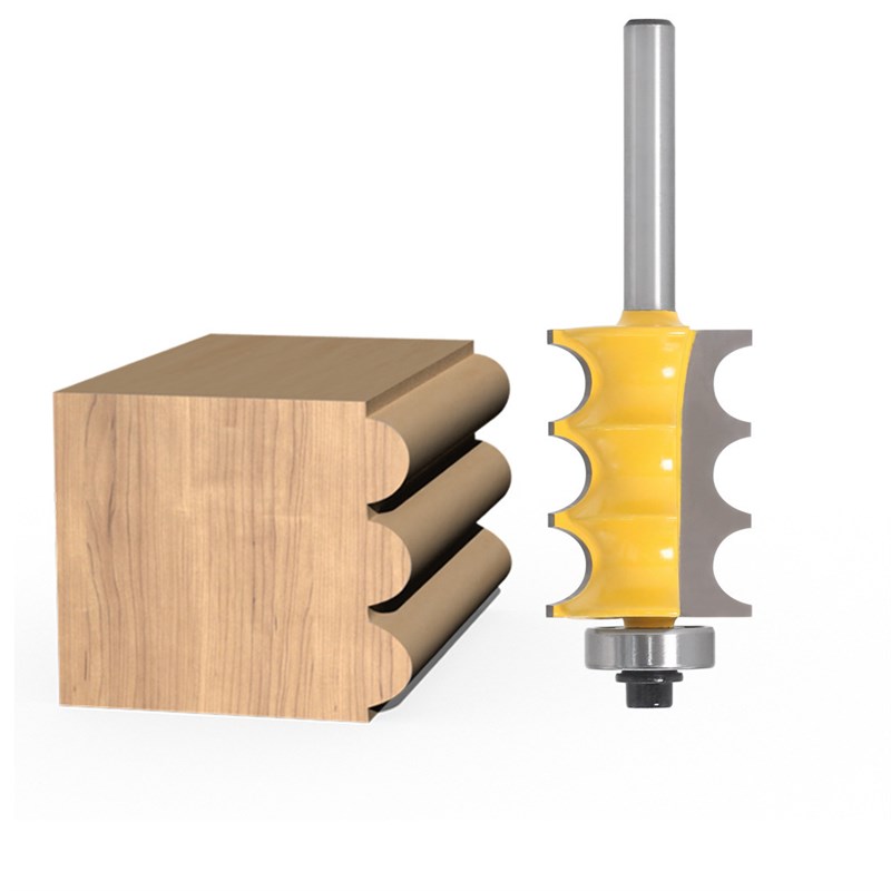 三珠饰刀1/4柄6柄修边机雕刻W机锣刀线条刀