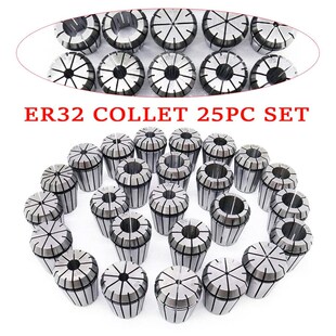 ER32筒夹套装 ER32-25PCS 套装 1/16-3/4  Collet set