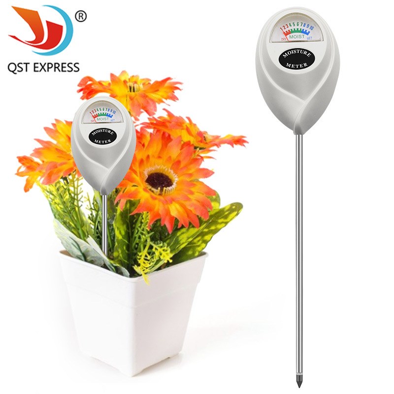 白色圆头土壤湿度计 一合一土壤检B测计土壤测湿仪 园艺泥土检测